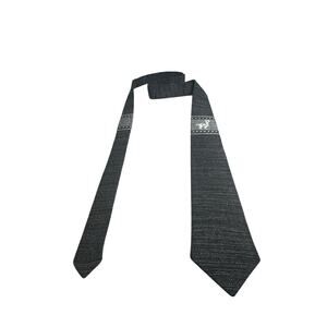 Vintage Unique Nazca Neck Tie Gray Career Office Business Casual Professional